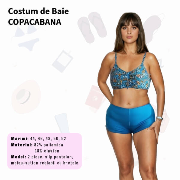 Costum de baie COPACABANA 2 piese - marime 50