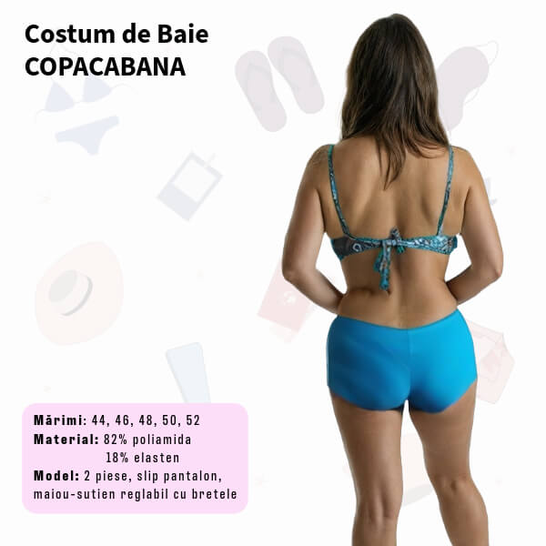 Costum de baie COPACABANA 2 piese - marime 50