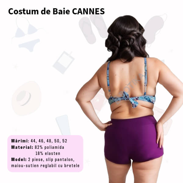 Costum de baie CANNES 2 piese - marimi 44-52