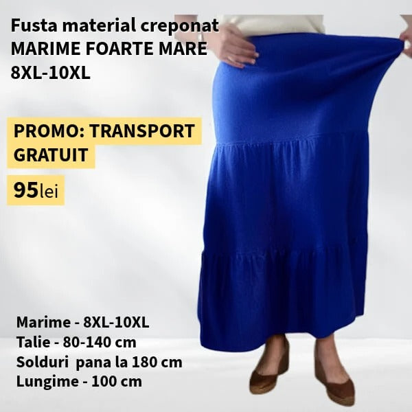 Fusta ALBASTRU pentru MARIME FOARTE MARE - 8-10XL