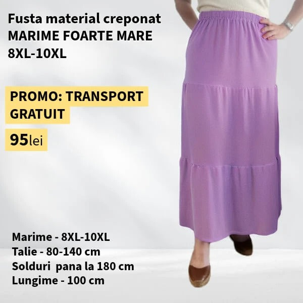 Fusta LILA pentru MARIME FOARTE MARE - 8-10XL