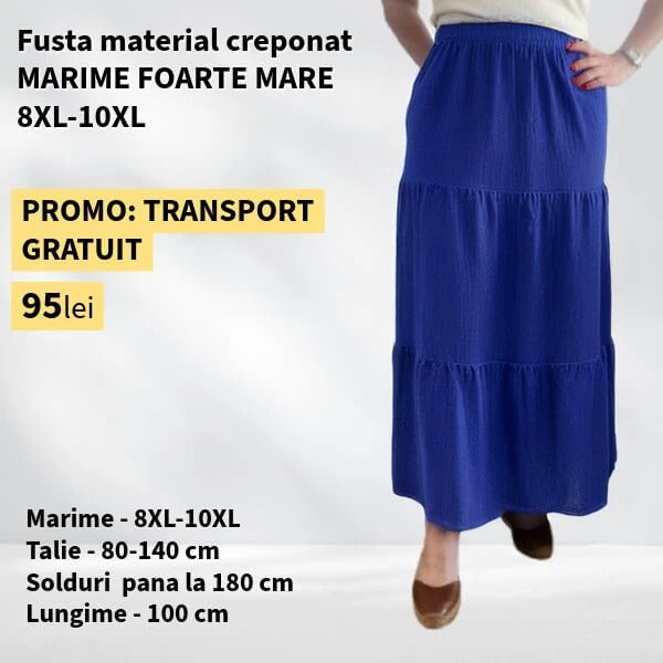 Fusta ALBASTRU pentru MARIME FOARTE MARE - 8-10XL