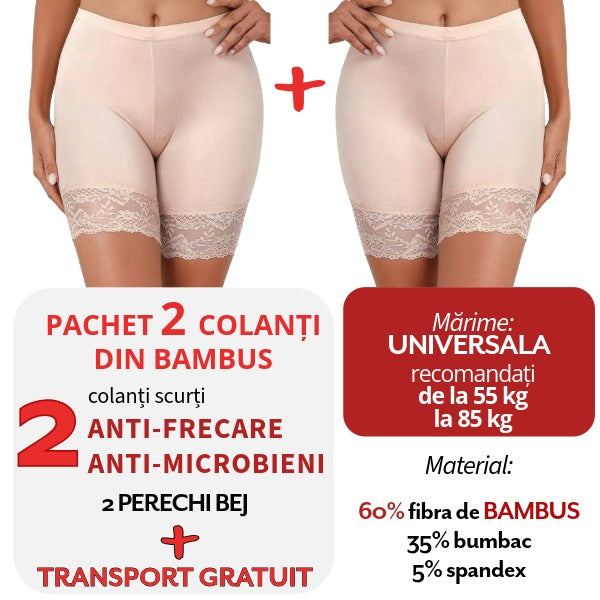 Pachet PROMO: 2 Colanti din BAMBUS + Transport Gratuit