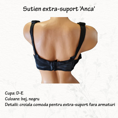 Sutien extra-suport 'Anca' - marimi 80-85 D-E