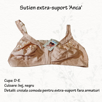 Sutien extra-suport 'Anca' - marimi 80-85 D-E