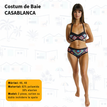 Costum de baie CASABLANCA 2 piese - marimi 44-48