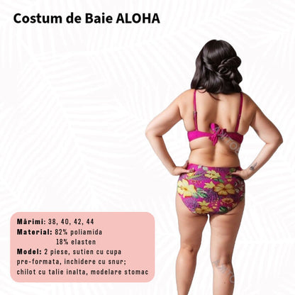 Costum de baie ALOHA 2 piese - marimi 40-44