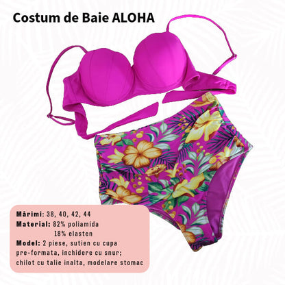 Costum de baie ALOHA 2 piese - marimi 40-44