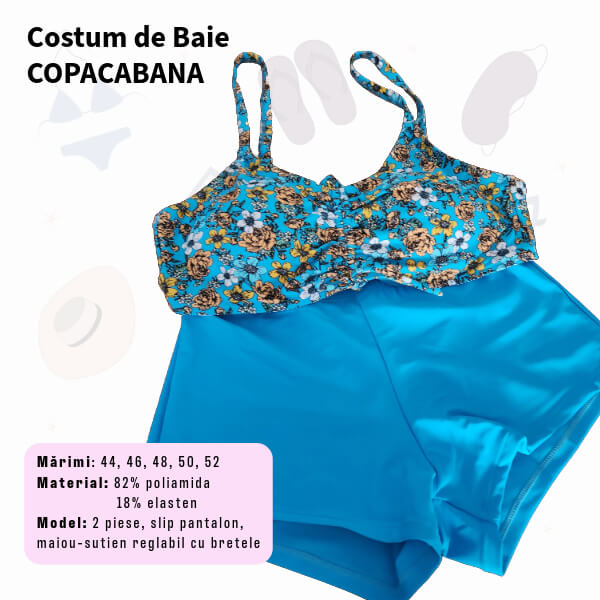 Costum de baie COPACABANA 2 piese  - marime 50