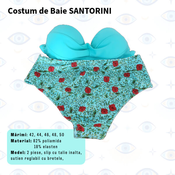 Costum de baie SANTORINI 2 piese - marimi 42-48