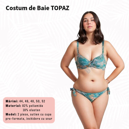 Costum de baie TOPAZ 2 piese - marimi 46-52