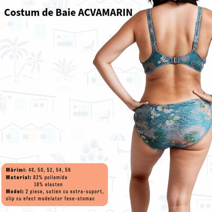 Costum de baie ACVAMARIN 2 piese - marimi 54