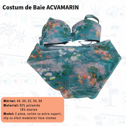 Costum de baie ACVAMARIN 2 piese - marimi 54