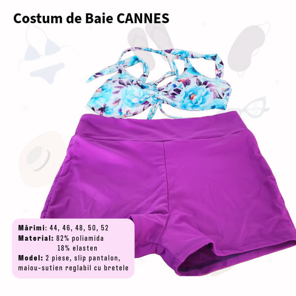 Costum de baie CANNES 2 piese  - marimi 44-52