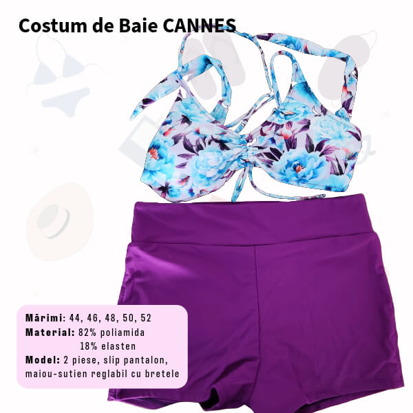 Costum de baie CANNES 2 piese  - marimi 44-52