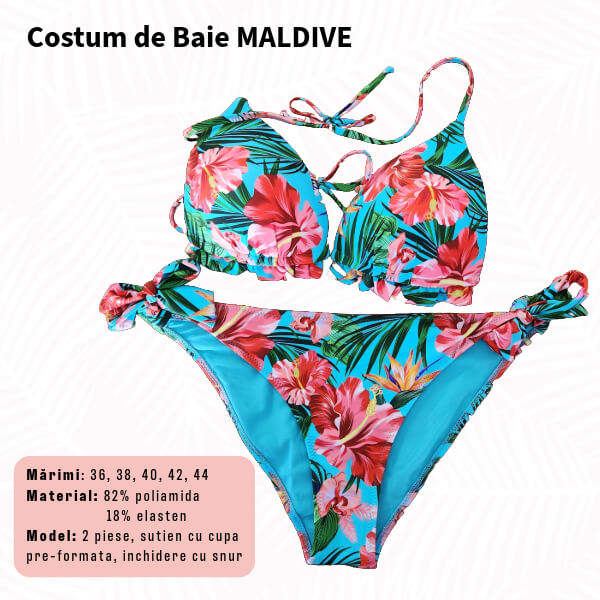 Costum de baie MALDIVE 2 piese - marimi 36-44