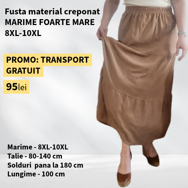 Fusta CAMEL pentru MARIME FOARTE MARE - 8-10XL