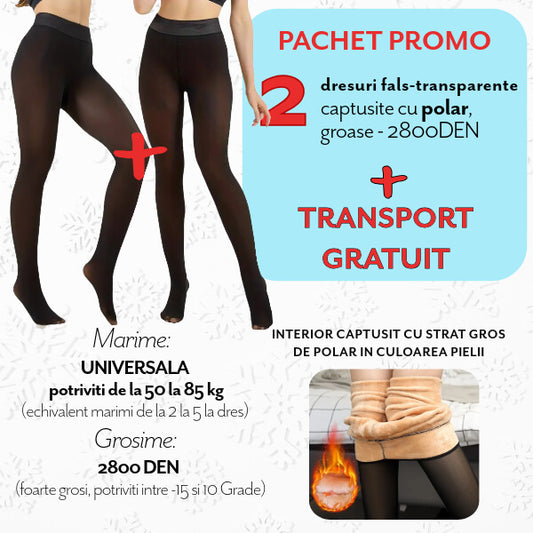 Pachet PROMO 2 dresuri GROASE captusite cu polar + Transport Gratuit