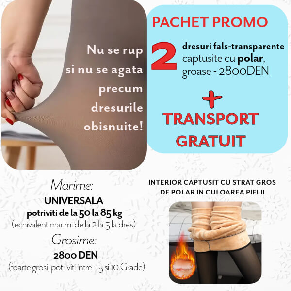 Pachet PROMO 2 dresuri GROASE captusite cu polar + Transport Gratuit